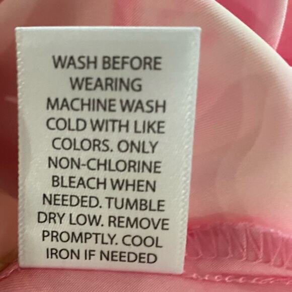 Candies Asymmetric Slip Skirt Pop Tie Dye Womens Large Pink New Midi Barbie - Picture 4 of 6